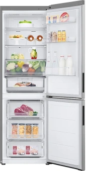Холодильник LG GC-B459ANMW 2-хкамерн. серебристый инвертер - купить недорого с доставкой в интернет-магазине