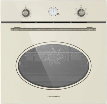 Духовой шкаф Электрический Maunfeld EOEFG.566RIB.RT слоновая кость - купить недорого с доставкой в интернет-магазине