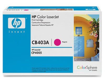 Картридж лазерный HP 642A CB403A пурпурный (7500стр.) для HP CLJ CP4005 - купить недорого с доставкой в интернет-магазине