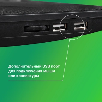 Подставка для ноутбука Digma D-NCP170-2H 17"390x270x25мм 2xUSB 2x 160ммFAN 700г черный - купить недорого с доставкой в интернет-магазине