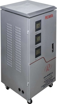 Стабилизатор напряжения Ресанта АСН-30000/3-Ц трехфазный серый (63/4/18) - купить недорого с доставкой в интернет-магазине