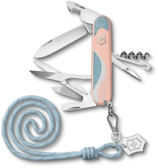 Нож перочинный Victorinox Companion Paris Style (1.3909.E221) 91мм 16функц. розовый подар.коробка в комплекте: шнурок на шею - купить недорого с доставкой в интернет-магазине