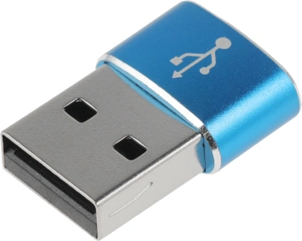 Адаптер Premier 6-071 USB 2.0 A(m) USB Type-C (f) синий (пакет) - купить недорого с доставкой в интернет-магазине