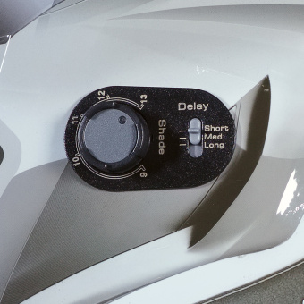 Маска сварщика Fubag IR 9-13C S филь.:хамел. кл.:1/1/1/2 см.экр.95x36мм серебристый (38076) - купить недорого с доставкой в интернет-магазине