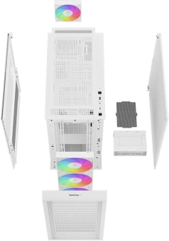 Корпус Deepcool CH560 белый без БП ATX 8x120mm 3x140mm 1xUSB3.0 audio bott PSU - купить недорого с доставкой в интернет-магазине