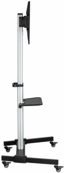 Подставка для телевизора Ultramounts UM307B черный/белый 37"-86" макс.50кг напольный мобильный - купить недорого с доставкой в интернет-магазине