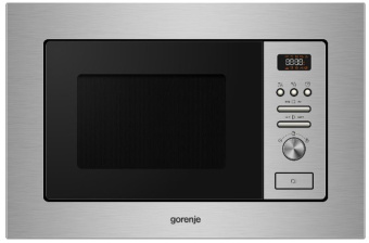 Микроволновая печь Gorenje BM201AM1X 20л. 800Вт нержавеющая сталь/черный (встраиваемая) - купить недорого с доставкой в интернет-магазине