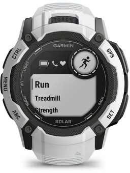 Смарт-часы Garmin Instinct 2X Solar 50мм 1" MIP корп.белый/черный рем.белый (010-02805-04) - купить недорого с доставкой в интернет-магазине