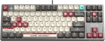 Клавиатура A4Tech S87 Pixels механическая серый/белый USB for gamer LED кабель 1.8м - купить недорого с доставкой в интернет-магазине