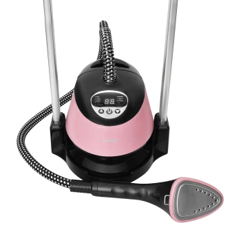 Отпариватель напольный Hyundai H-US02543 1800Вт розовый/черный - купить недорого с доставкой в интернет-магазине