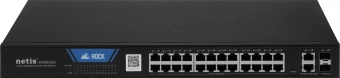 Коммутатор Netis ST228GPR-2G2S (L2) 26x1Гбит/с 2SFP 24PoE 375W настраиваемый - купить недорого с доставкой в интернет-магазине