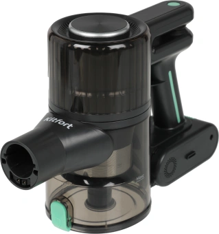 Пылесос ручной Kitfort КТ-5168 150Вт зеленый/черный (в компл.:1мешок) - купить недорого с доставкой в интернет-магазине