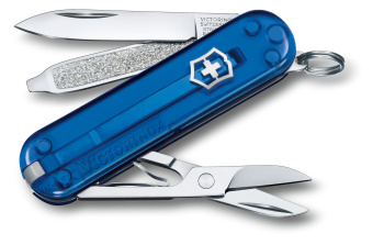 Нож перочинный Victorinox Classic Deep Ocean (0.6223.T2G) 58мм 7функц. карт.коробка - купить недорого с доставкой в интернет-магазине