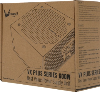 Блок питания Formula ATX 600W AC VX PLUS (20+4pin) 120mm fan 3xSATA RTL - купить недорого с доставкой в интернет-магазине
