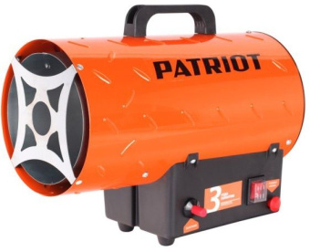 Тепловая пушка газовая Patriot GS 16 оранжевый/черный - купить недорого с доставкой в интернет-магазине