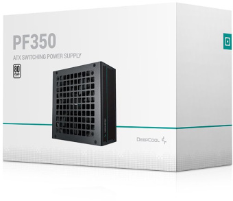 Блок питания Deepcool ATX 350W PF350 80 PLUS WHITE 24+2x(4+4) pin APFC 120mm fan 6xSATA RTL - купить недорого с доставкой в интернет-магазине