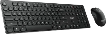 Клавиатура + мышь MSI K210 Combo клав:черный мышь:черный USB беспроводная (S11-43RU213-Y92) - купить недорого с доставкой в интернет-магазине