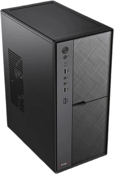 Корпус Accord ACC-1603 черный без БП mATX 1x80mm 2xUSB2.0 audio - купить недорого с доставкой в интернет-магазине