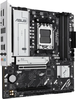 Материнская плата Asus PRIME B850M-A WIFI Socket AM5 AMD B850 4xDDR5 mATX AC`97 8ch(7.1) 2.5Gg RAID+VGA+HDMI+DP - купить недорого с доставкой в интернет-магазине