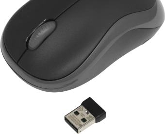 Мышь Logitech M186 черный/серый оптическая 1000dpi беспров. USB для ноутбука 2but (910-004131) - купить недорого с доставкой в интернет-магазине
