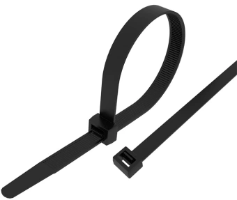 Стяжка пластиковая Rexant 07-0301 300x3.6мм (упак:100шт) нейлон внешний (-30/+80) черный - купить недорого с доставкой в интернет-магазине