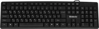 Клавиатура Defender Element HB-520 черный USB - цена, купить или заказать с доставкой в интернет-магазине Клавиатура Defender Element HB-520 черный USB - купить недорого с доставкой в интернет-магазине