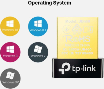 Сетевой адаптер Bluetooth TP-Link UB400 USB 2.0 - купить недорого с доставкой в интернет-магазине