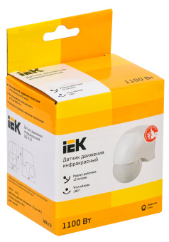 Датчик движ. IEK LDD10-010-1100-001 белый - купить недорого с доставкой в интернет-магазине