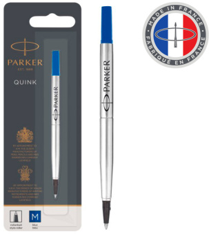 Стержень роллер Parker Quink Z01 (1950324) M 0.7мм синие чернила блистер - купить недорого с доставкой в интернет-магазине