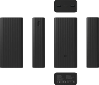 Мобильный аккумулятор Xiaomi BHR9126GL 30000mAh 18W 2.6A 2xUSB-A/USB-C черный - цена, купить или заказать с доставкой в интернет-магазине Мобильный аккумулятор Xiaomi BHR9126GL 30000mAh 18W 2.6A 2xUSB-A/USB-C черный - купить недорого с доставкой в интернет-магазине