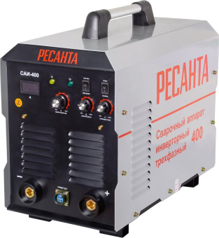Сварочный аппарат Ресанта САИ 400 инвертор ММА 15.6кВт - купить недорого с доставкой в интернет-магазине