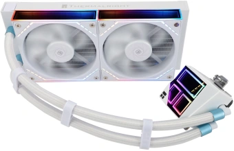 Система водяного охлаждения Thermalright Frozen Infinity 240 ARGB Soc-AM5/AM4/1200/1700/1851 белый 4-pin 28.2dB Al Ret (F-INFINITY-240-WH) - купить недорого с доставкой в интернет-магазине