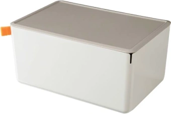 Короб для хранения Deli XDM14grey 1отд. 317x212x135мм серый/серый пластик - купить недорого с доставкой в интернет-магазине