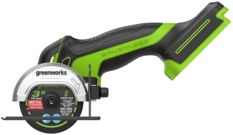 Углошлифовальная машина Greenworks GD24UCS 20000об/мин рез.шпин.:M6 d=76мм (3402007) - купить недорого с доставкой в интернет-магазине