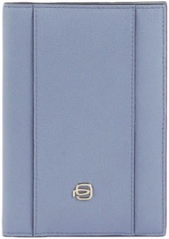 Обложка для паспорта женский Piquadro Circle PP6340W92R/AZ3 голубой натур.кожа - купить недорого с доставкой в интернет-магазине