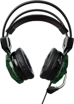 Наушники с микрофоном Оклик HS-L500G TOXIC черный 2.2м мониторные оголовье (472656) - купить недорого с доставкой в интернет-магазине