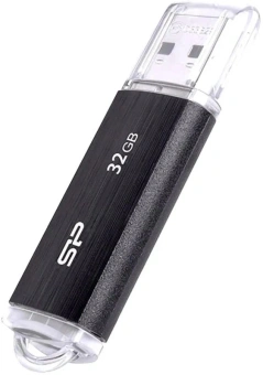 Флеш Диск Silicon Power 32GB Ultima U02 SP032GBUF2U02V1K USB2.0 черный - купить недорого с доставкой в интернет-магазине