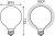 Лампа светодиодная Gauss Filament 189202110 10Вт цок.:E27 шар 220B св.свеч.бел.теп. (упак.:1шт) - купить недорого с доставкой в интернет-магазине