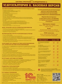 ПО 1С Бухгалтерия 8. Базовая версия (4601546041661) - купить недорого с доставкой в интернет-магазине