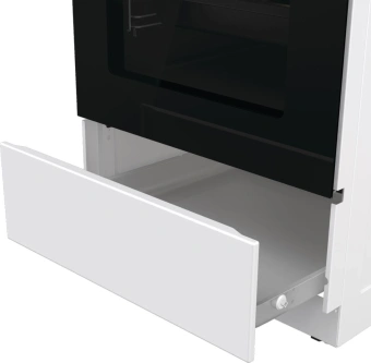 Плита Электрическая Gorenje GEC5C61WG белый стеклокерамика (без крышки) - купить недорого с доставкой в интернет-магазине