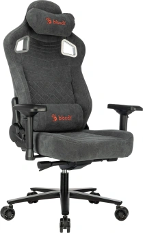 Кресло игровое A4Tech Bloody GC-660 серый Formula 968 искусственная замша с подголов. крестов. металл - купить недорого с доставкой в интернет-магазине