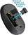 Мышь Defender Hit MM-495 черный оптическая 1600dpi беспров. USB для ноутбука 2but (52495)