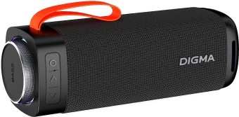 Колонка порт. Digma D-PS1522 черный 60W 2.0 BT 10м 3000mAh (PS1522B) - купить недорого с доставкой в интернет-магазине