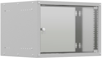 Шкаф коммутационный NTSS Lime (NTSS-WL6U5560GS) настенный 6U 550x600мм пер.дв.стекл несъемн.бок.пан. 30кг серый 110град. IP20 сталь - купить недорого с доставкой в интернет-магазине