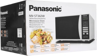 Микроволновая Печь Panasonic NN-ST342WZPE 25л. 800Вт белый - купить недорого с доставкой в интернет-магазине
