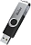 Флеш Диск Netac 8GB U505 NT03U505N-008G-20BK USB2.0 черный/серебристый