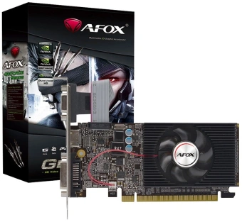 Видеокарта Afox PCI-E AF610-2048D3L7-V6 NVIDIA GeForce GT 610 2Gb 64bit GDDR3 810/1333 DVIx1 HDMIx1 CRTx1 HDCP Ret - купить недорого с доставкой в интернет-магазине