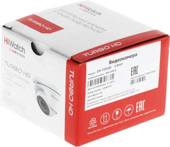 Камера видеонаблюдения аналоговая HiWatch DS-T203(B) 2.8-2.8мм HD-CVI HD-TVI цв. корп.:белый (DS-T203(B) (2.8 MM)) - купить недорого с доставкой в интернет-магазине