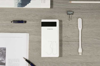 Мобильный аккумулятор Romoss Sense 8P+ 30000mAh QC3.0 18W 3A 2xUSB-A/USB-C белый - купить недорого с доставкой в интернет-магазине