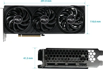 Видеокарта Palit PCI-E 5.0 RTX5070 Infinity 3 OC NVIDIA GeForce RTX 5070 12Gb 192bit GDDR7 2325/28000 HDMIx1 DPx3 HDCP Ret - купить недорого с доставкой в интернет-магазине